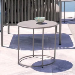 Viadurini in the Garden Garten Beistelltisch-Garten-Couchtisch aus verzinktem Stahl in verschiedenen Größen Made in Italy - Brienne