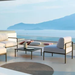 Viadurini in the Garden Garten Beistelltisch-Garten-Couchtisch aus verzinktem Stahl Made in Italy - Arwen