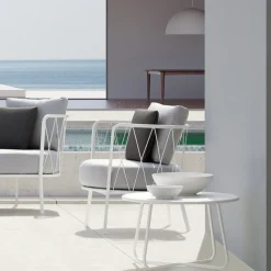 Viadurini in the Garden Garten Beistelltisch-Garten-Couchtisch aus verzinktem Stahl Made in Italy - Brienne