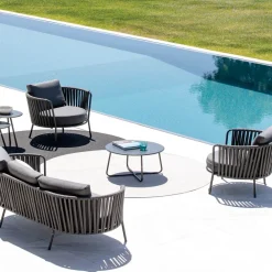 Viadurini in the Garden Garten Beistelltisch-Garten-Couchtisch aus verzinktem Stahl Made in Italy - Brienne