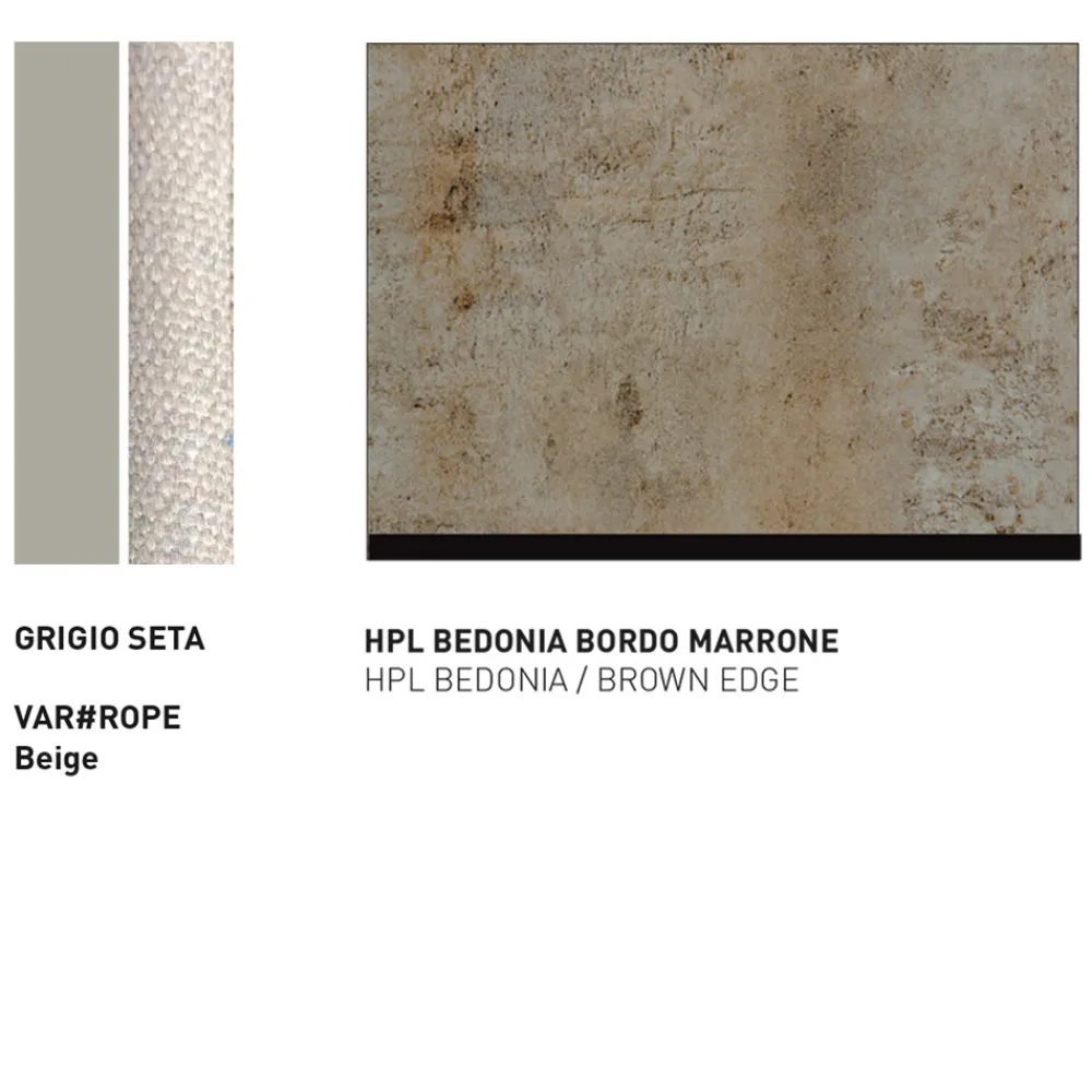 Varaschin Garten Beistelltisch-Garten-Couchtischgestell aus Aluminium Made in Italy - Emma von