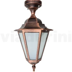 Viadurini Lighting Garten-Wandlampen-Garten-Deckenleuchte aus Glas und 5 Aluminiumoberflächen - Pinako