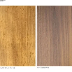 Viadurini in the Garden Gartentische Aus Teakholz-Garten-Esstisch aus Iroko-Holz und Steingut Made in Italy - Bresson