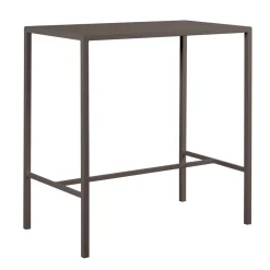 Viadurini in the Garden Gartentische Fest-Garten-Hochtisch aus verzinktem Stahl Made in Italy - Vesna