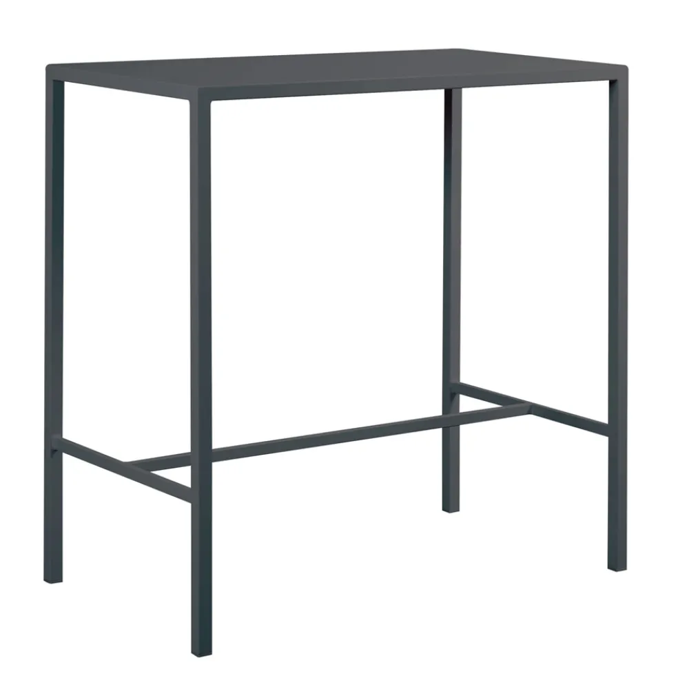 Viadurini in the Garden Gartentische Fest-Garten-Hochtisch aus verzinktem Stahl Made in Italy - Vesna