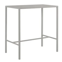 Viadurini in the Garden Gartentische Fest-Garten-Hochtisch aus verzinktem Stahl Made in Italy - Vesna