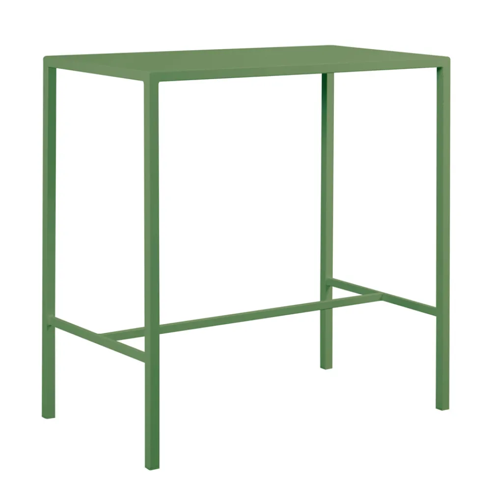 Viadurini in the Garden Gartentische Fest-Garten-Hochtisch aus verzinktem Stahl Made in Italy - Vesna