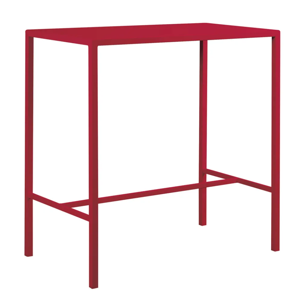 Viadurini in the Garden Gartentische Fest-Garten-Hochtisch aus verzinktem Stahl Made in Italy - Vesna