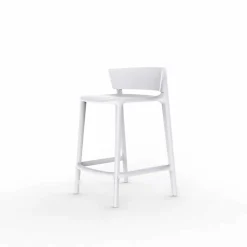 Vondom Outdoor Hocker-Gartenhocker Africa von Vondm, H 85 aus Polypropylen und Glasfaser, 4 Stück