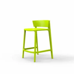 Vondom Outdoor Hocker-Gartenhocker Africa von Vondm, H 85 aus Polypropylen und Glasfaser, 4 Stück