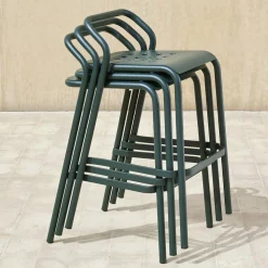 Varaschin Outdoor Hocker-Gartenhocker Aluminiumschale Made in Italy - Noss by