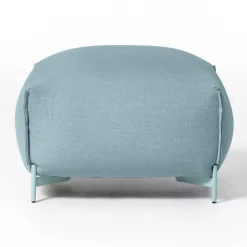 Viadurini in the Garden Gartenideen|Sitzsäcke-Gartenhocker aus Stoff mit Metallfüßen Made in Italy - Butter