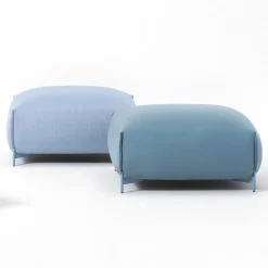 Viadurini in the Garden Gartenideen|Sitzsäcke-Gartenhocker gepolstert und bezogen mit Stoff Made in Italy - Butter