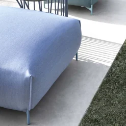 Viadurini in the Garden Gartenideen|Sitzsäcke-Gartenhocker gepolstert und bezogen mit Stoff Made in Italy - Butter