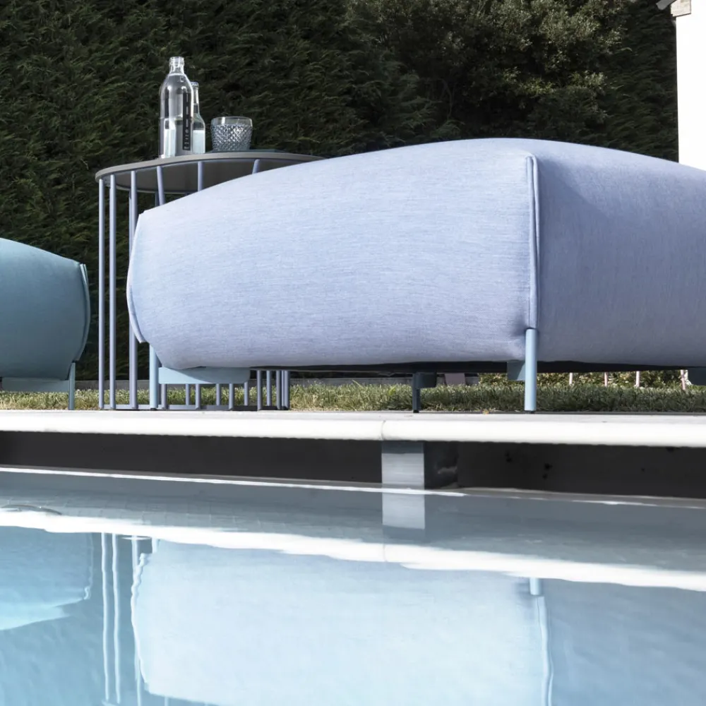 Viadurini in the Garden Gartenideen|Sitzsäcke-Gartenhocker gepolstert und bezogen mit Stoff Made in Italy - Butter