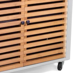 Viadurini in the Garden Gartenideen-Gartenkabinett aus Aluminium und brasilianischem Teakholz - Tagebuch