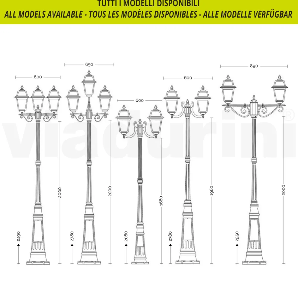 Viadurini Lighting Garten-Wandlampen-Gartenlampe aus anthrazitfarbenem Aluminium und sandgestrahltem Glas - Elric
