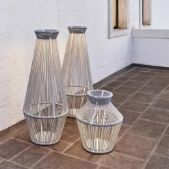 Varaschin Design Beleuchtung-Gartenlampe aus Faser und Aluminium Made in Italy - Cricket von