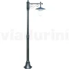 Viadurini Lighting Gartenlampion-Gartenlampe im Vintage-Stil aus grauem Aluminium, hergestellt in Italien – Belen