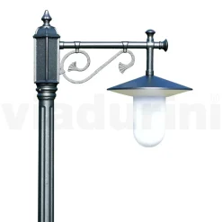 Viadurini Lighting Gartenlampion-Gartenlampe im Vintage-Stil aus grauem Aluminium, hergestellt in Italien – Belen