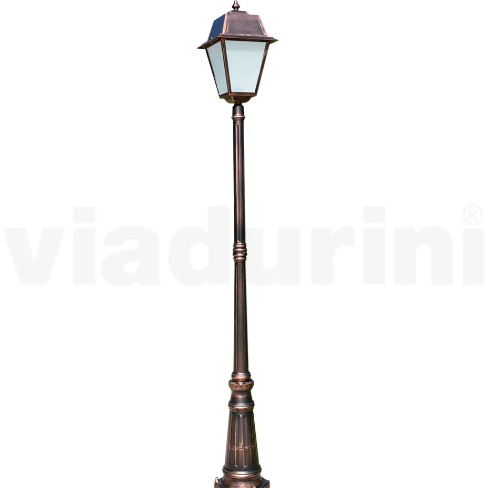 Viadurini Lighting Gartenlampion-Gartenlampe im Vintage-Stil aus Aluminium und Glas, hergestellt in Italien – Doroty