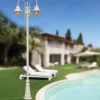 Viadurini Lighting Gartenlampion-Gartenlampe mit 3 Lichtern aus Aluminium, hergestellt in Italien – Cassandra