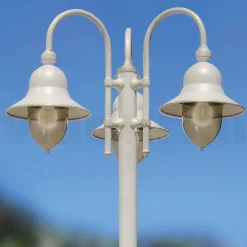 Viadurini Lighting Gartenlampion-Gartenlampe mit 3 Lichtern aus Aluminium, hergestellt in Italien – Cassandra