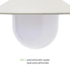 Viadurini Lighting Gartenlampion-Gartenlampe mit 3 Lichtern aus Aluminium, hergestellt in Italien – Cassandra