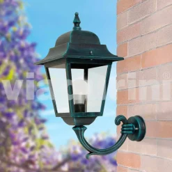 Viadurini Lighting Garten-Wandlampen-Gartenlaterne aus Aluminium, hergestellt in Italien, Aquilina