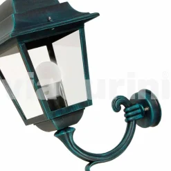 Viadurini Lighting Garten-Wandlampen-Gartenlaterne aus Aluminium, hergestellt in Italien, Aquilina