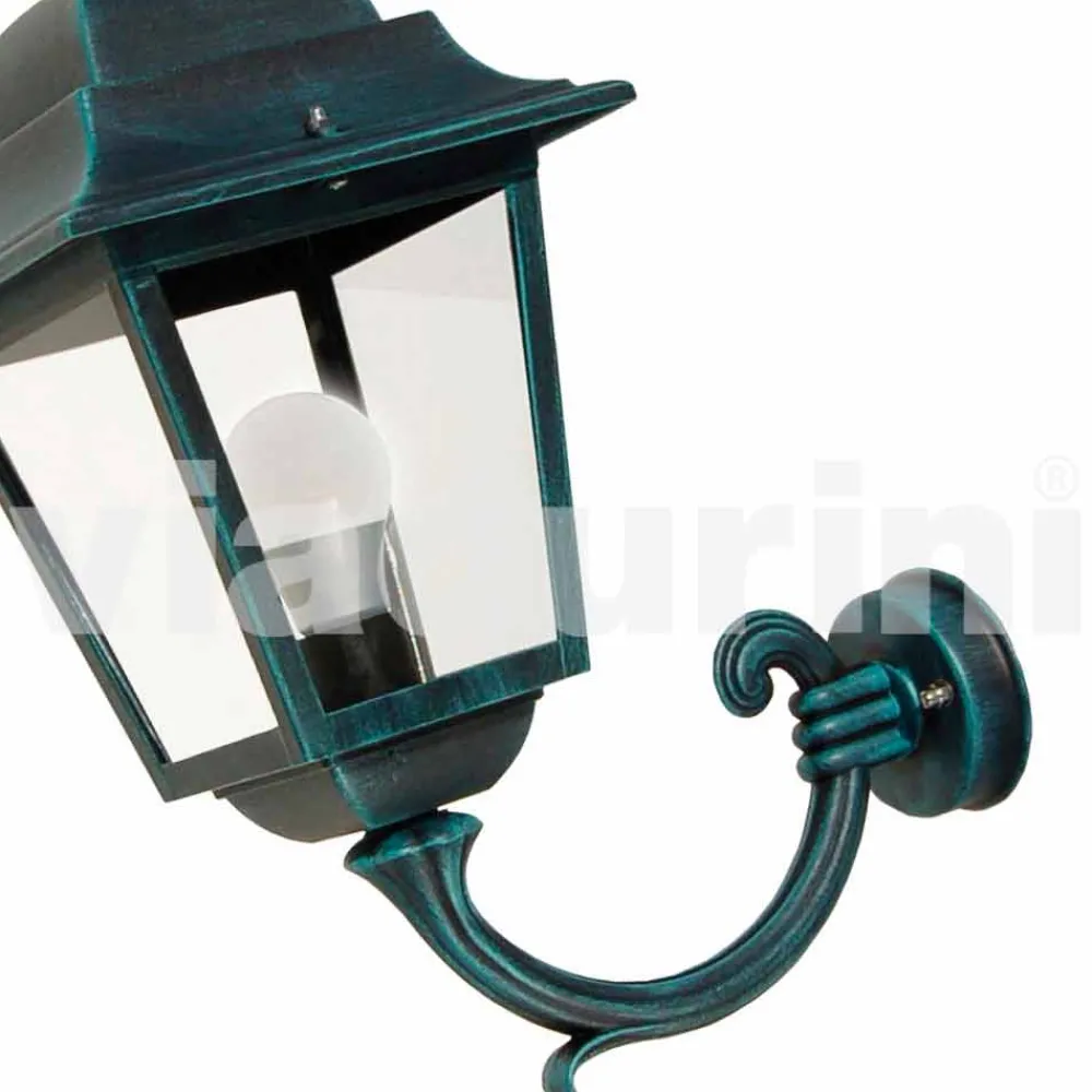 Viadurini Lighting Garten-Wandlampen-Gartenlaterne aus Aluminium, hergestellt in Italien, Aquilina