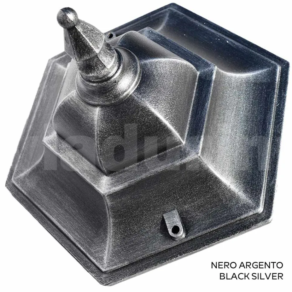 Viadurini Lighting Gartenlampion-Gartenlaterne aus sandgestrahltem Glas und 5 Aluminiumausführungen - Pinako