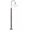 Ferroluce Gartenlampion-Gartenlaterne, gebogenes Design aus handbemaltem Aluminium – Campobasso