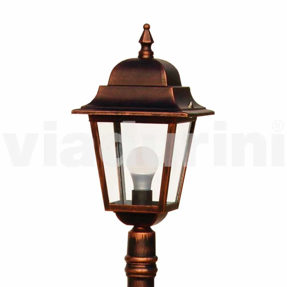 Viadurini Lighting Gartenlampion-Gartenlaternen aus Aluminiumdruckguss, hergestellt in Italien, Aquilina