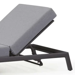 Viadurini in the Garden Sonnenliegen-Gartenliege aus Aluminium mit Stoffbezug - Eufemia