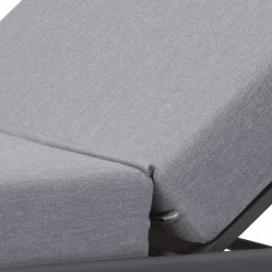 Viadurini in the Garden Sonnenliegen-Gartenliege aus Aluminium mit Stoffbezug - Eufemia