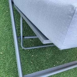 Viadurini in the Garden Sonnenliegen-Gartenliege aus Aluminium mit Stoffbezug - Eufemia