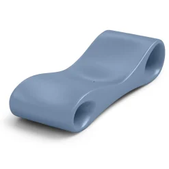 Viadurini in the Garden Sonnenliegen-Gartenliege aus farbigem Polyethylen Made in Italy - Flores