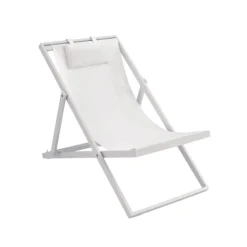 Viadurini in the Garden Sonnenliegen-Gartenliege aus lackiertem Aluminium und Textilene 2 Stück - Jhonathan