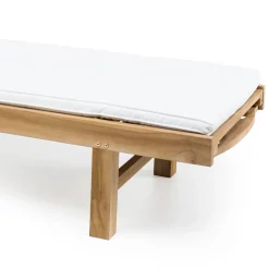 Viadurini in the Garden Sonnenliegen-Gartenliege aus natürlichem Teakholz - Yggdrasil