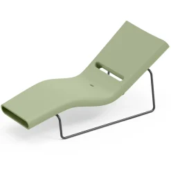 Viadurini in the Garden Sonnenliegen-Gartenliege aus Polyethylen in verschiedenen Farben mit Metallstütze - Bollo