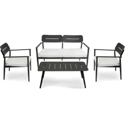 Viadurini in the Garden Garten Lounge Set-Gartenlounge aus Aluminium in verschiedenen Ausführungen - Souvenir