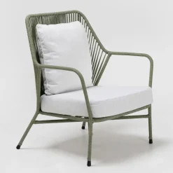 Viadurini in the Garden Garten Lounge Set-Gartenlounge aus Aluminium und Seilgeflecht - Asteria