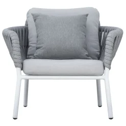 Viadurini in the Garden Garten Lounge Set-Gartenlounge aus Aluminium und Seil mit Couchtisch - Dingo