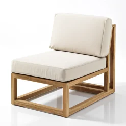 Viadurini in the Garden Garten Lounge Set-Gartenlounge aus Teak mit Kissen - Circe