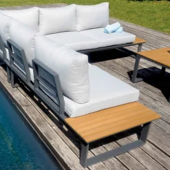 Viadurini in the Garden Garten Lounge Set-Gartenlounge bestehend aus 2 Sofas und Mitteltisch - Pippo
