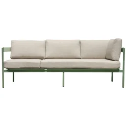 Viadurini in the Garden Garten Lounge Set-Gartenlounge mit 2 Sofas und 1 Aluminium-Couchtisch - Daisy