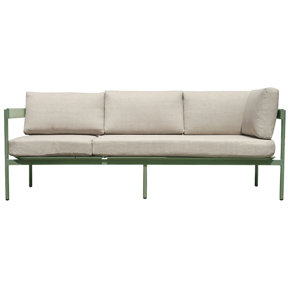 Viadurini in the Garden Garten Lounge Set-Gartenlounge mit 2 Sofas und 1 Aluminium-Couchtisch - Daisy