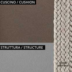 Viadurini in the Garden Garten Lounge Set-Gartenlounge mit Sesseln und Metallsofa Made in Italy - Prato