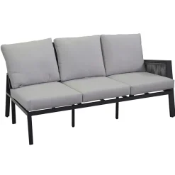 Viadurini in the Garden Garten Lounge Set-Gartenlounge mit Sofa und Couchtisch aus Aluminium - Label